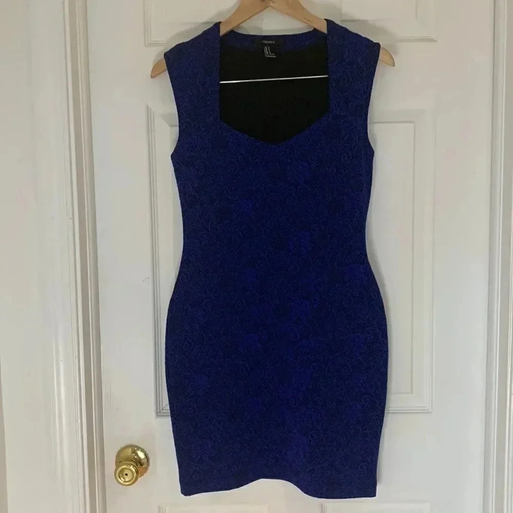Forever21 floral bodycon dress